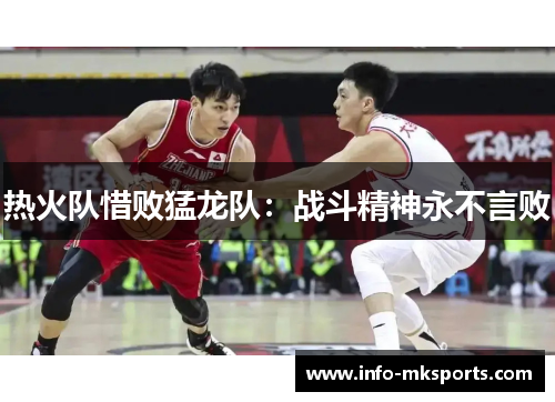 热火队惜败猛龙队：战斗精神永不言败